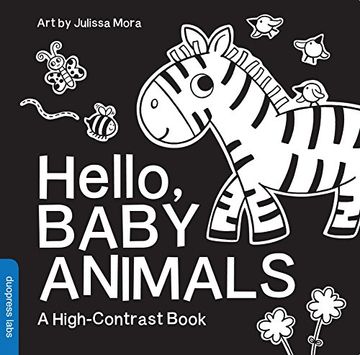 portada Hello, Baby Animals: A High-Contrast Book (en Inglés)