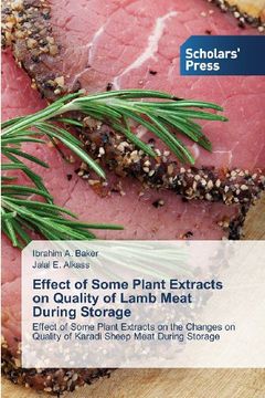 portada Effect of Some Plant Extracts on Quality of Lamb Meat During Storage