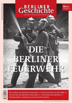 portada Berliner Geschichte - Zeitschrift für Geschichte und Kultur 35 (en Alemán)