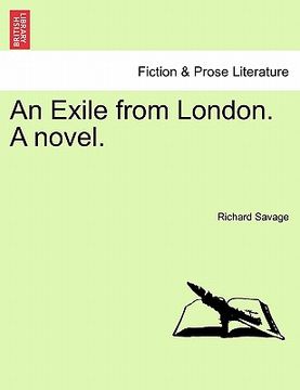 portada an exile from london. a novel. (en Inglés)