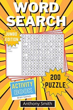 portada Word Search Puzzle (Jumbo Edition): 200 fun and Challenging Word Search for Adults: 200 Word Search for Adults (in English)