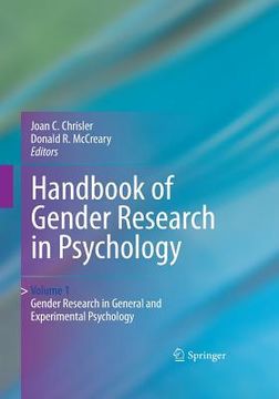 portada Handbook of Gender Research in Psychology: Volume 1: Gender Research in General and Experimental Psychology (en Inglés)