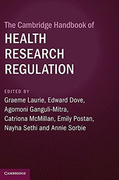 portada The Cambridge Handbook of Health Research Regulation (en Inglés)