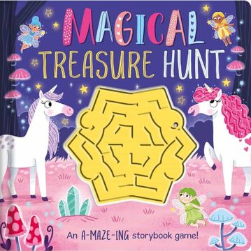 portada Magical Treasure Hunt: Maze Adventure Boards (English Educational Books) (en Inglés)