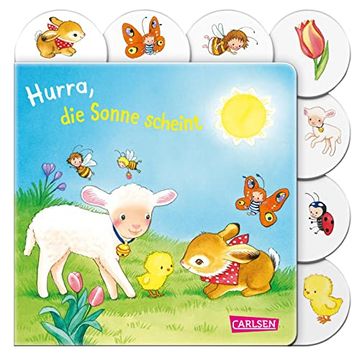 portada Hurra, die Sonne Scheint: Buntes Registerbuch ab 18 Monaten (en Alemán)