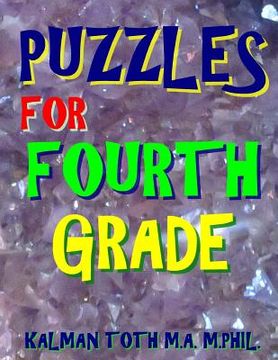 portada Puzzles for Fourth Grade: 80 Large Print Word Search Puzzles (en Inglés)