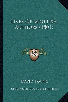 portada lives of scottish authors (1801) (en Inglés)
