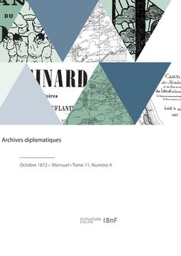 portada Archives diplomatiques (en Francés)