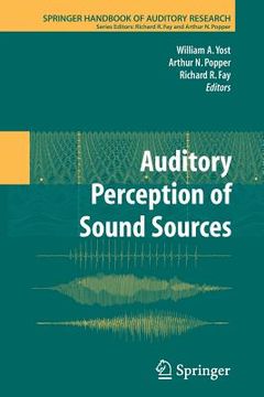 portada Auditory Perception of Sound Sources (en Inglés)