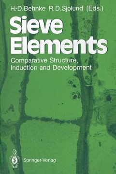 portada sieve elements: comparative structure, induction and development (en Inglés)