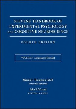 portada Stevens' Handbook of Experimental Psychology and Cognitive Neuroscience, Language and Thought (en Inglés)