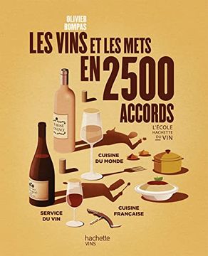 portada Les Vins et les Mets en 2500 Accords (en Francés)