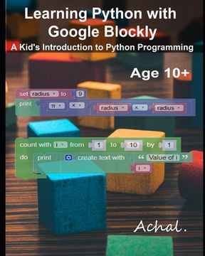 portada Learning Python with Google Blockly: A Kid's Introduction to Python Programming (en Inglés)