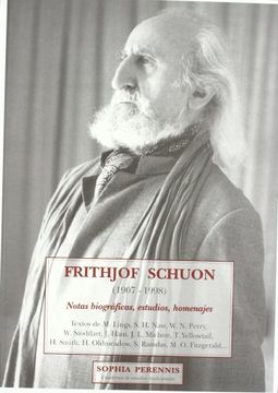 portada FRITHJOF SCHUON 1907-1998