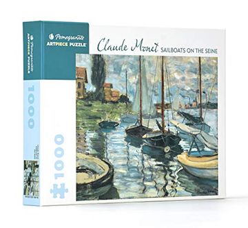 portada Rompecabeza de Claude Monet: Sailboats on the Seine - 1000 piezas