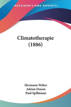portada Climatotherapie (1886) (in French)