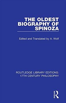 portada The Oldest Biography of Spinoza (Routledge Library Editions: 17Th Century Philosophy) (en Inglés)