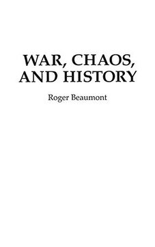 portada War, Chaos, and History (in English)