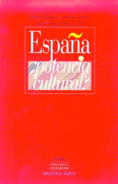 portada España ¿potencia Cultural? (in Spanish)