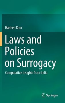 portada Laws and Policies on Surrogacy: Comparative Insights from India (en Inglés)