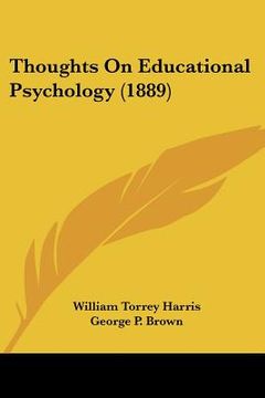 portada thoughts on educational psychology (1889) (en Inglés)