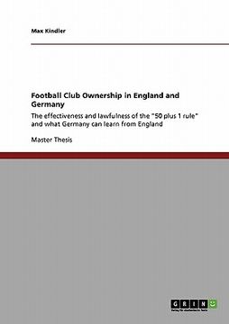 portada football club ownership in england and germany (en Inglés)