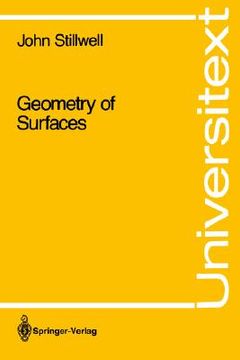 portada geometry of surfaces