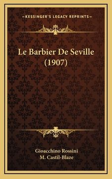 portada Le Barbier De Seville (1907) (en Francés)