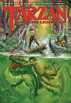 portada Tarzan and the Lion Man: Edgar Rice Burroughs Authorized Library (in English)