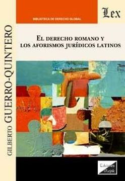 portada Derecho Romano y los Aforismos Juridicos Latinos