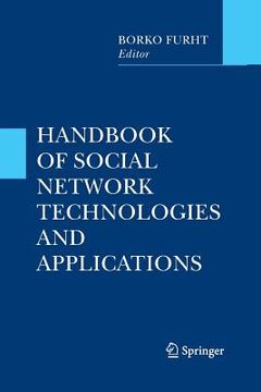 portada Handbook of Social Network Technologies and Applications (in English)