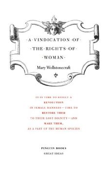 portada A Vindication of the Rights of Woman 