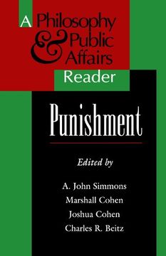portada Punishment: A "Philosophy and Public Affairs" Reader (en Inglés)