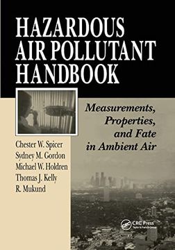 portada Hazardous air Pollutant Handbook: Measurements, Properties, and Fate in Ambient air (in English)