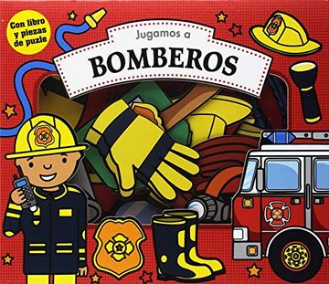 portada Jugamos a Bomberos (Con Libro y Piezas de Puzle) (+1 Año) (in Spanish)
