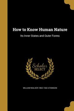 portada How to Know Human Nature (in English)