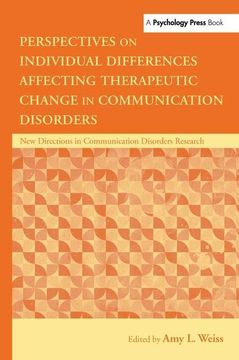 portada Perspectives on Individual Differences Affecting Therapeutic Change in Communication Disorders (in English)