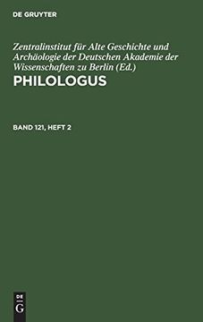 portada Philologus (en Alemán)