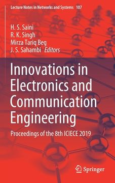 portada Innovations in Electronics and Communication Engineering: Proceedings of the 8th Iciece 2019 (in English)