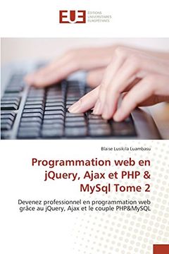 portada Programmation web en jQuery, Ajax et PHP & MySql Tome 2