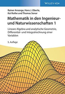 portada Mathematik in den Ingenieur und Naturwissenschaften 1 Lineare Algebra und Analytische Geometrie, Differential und Integralrechnung Einer Variablen (en Alemán)