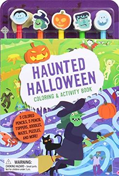 portada Haunted Halloween Pencil Toppers (en Inglés)