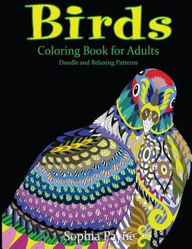 portada Birds Coloring Book for Adults: Doodle and Relaxing Patterns (en Inglés)