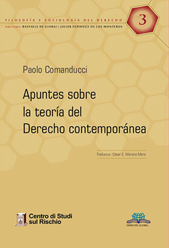 portada Apuntes Sobre la Teoria del Derecho Contemporanea (in Spanish)