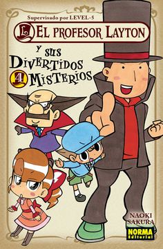 portada El Profesor Layton y sus Divertidos Misterios 4 (in Spanish)