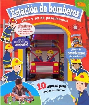 portada Box Estacion de Bomberos. Libro y set de Pasatiempos (in Spanish)
