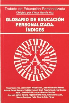 portada Glosario de educación personalizada. Índices (Educación y Pedagogía) (in Spanish)