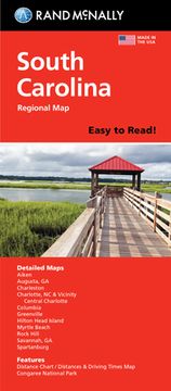 portada Rand McNally Easy to Read: South Carolina State Map