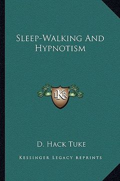 portada sleep-walking and hypnotism (in English)