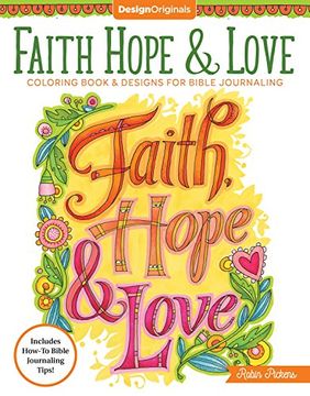 portada Faith, Hope, and Love Coloring Book (Creative Faith)
